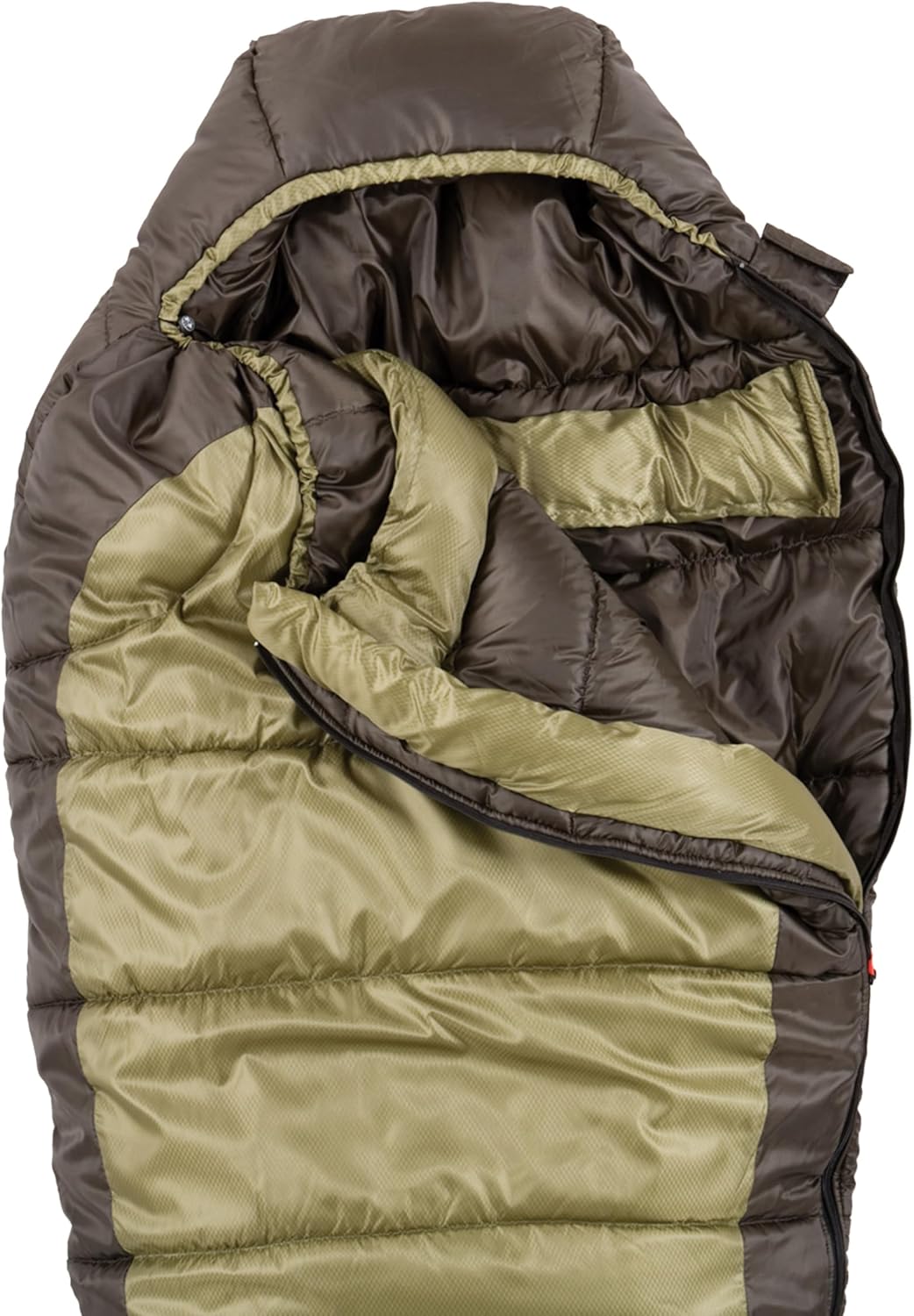 Coleman North Rim 0°F Big & Tall Sleeping Bag, Cold-Weather Mummy Sleep Sack with No-Snag Zipper & Adjustable Hood for Warmth & Ventilation, Large Camping Sleeping Bag - Image 3
