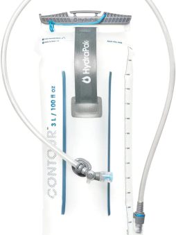 HydraPak Water Reservoir (1.5L, 2L, 3L) - Hydration Bladder Fits Most Backpacks – High-Flow Bite Valve, Leak Proof, Fully Reversible, and Dishwasher Safe